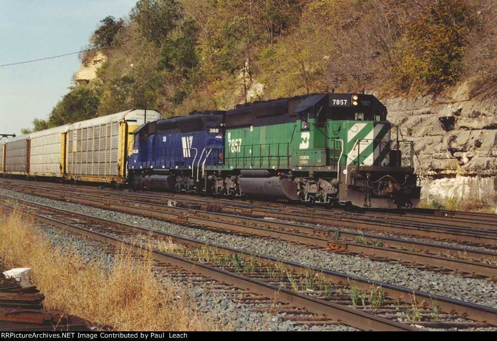 Vehicle train rolls east